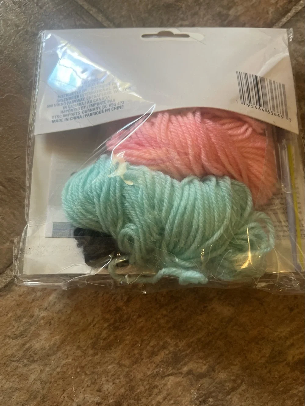 Crafter’s Square DIY Crochet Kit Turtle New Sealed